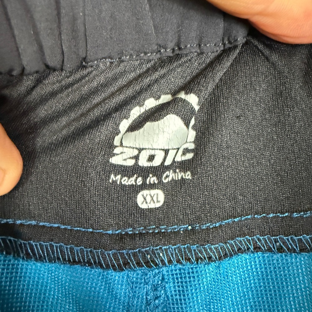 ZOIC Men's Teal Mountain Bike Cycling Shorts Sz 34 Cargo Zip Pockets - Picture 10 of 11